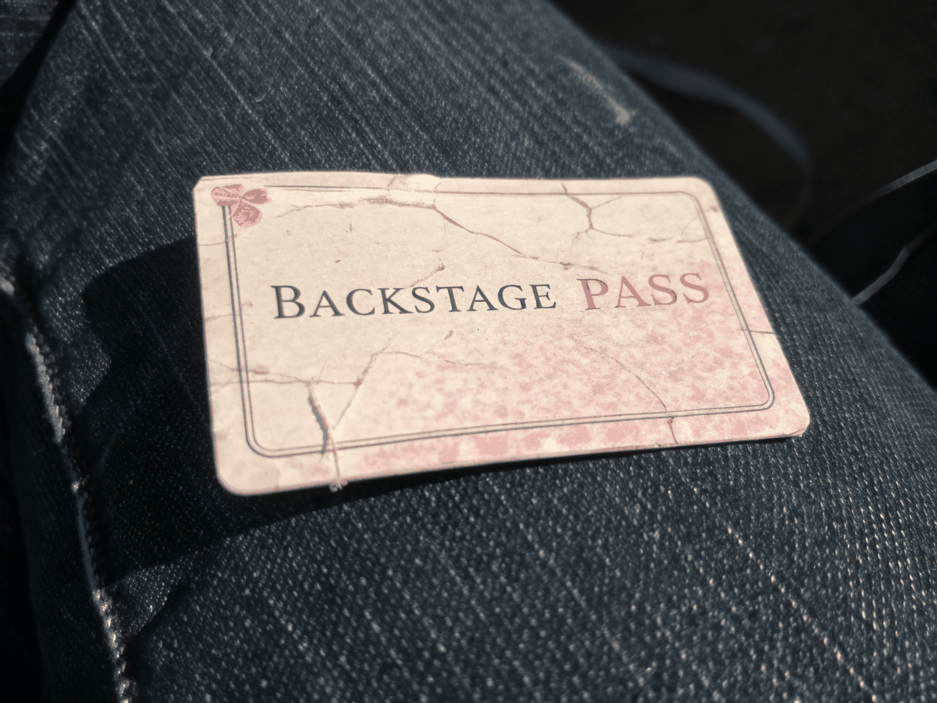 1993 MTV Unplugged in New York Rehearsal Pass